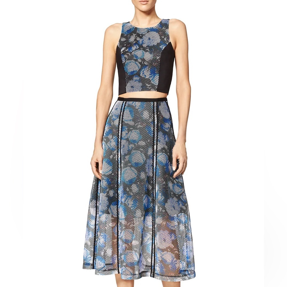 Anthropologie Sachin And Babi Mesh Skirt